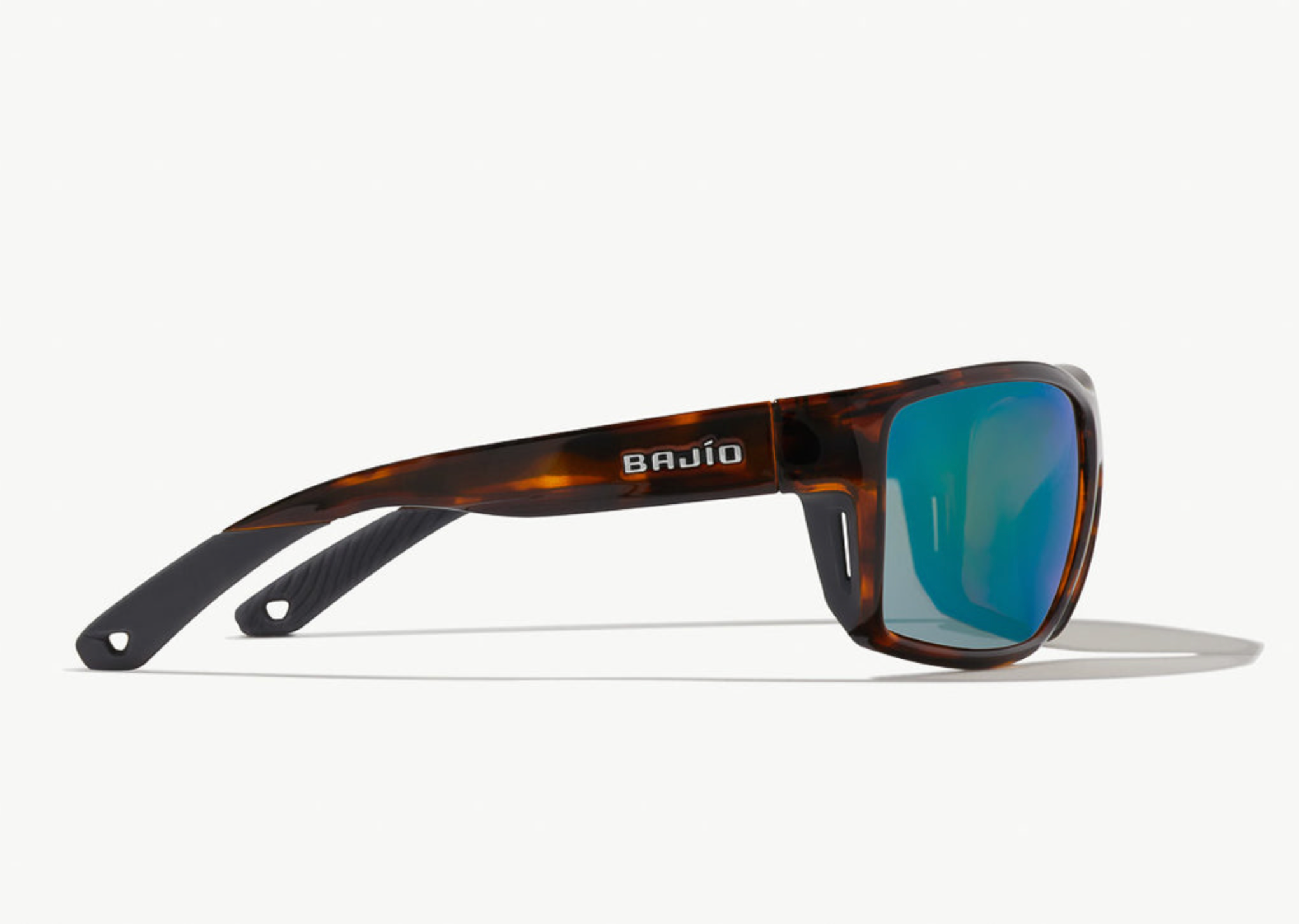 Bales Beach | Brown Tortoise Gloss Frame | Green Mirror Lenses