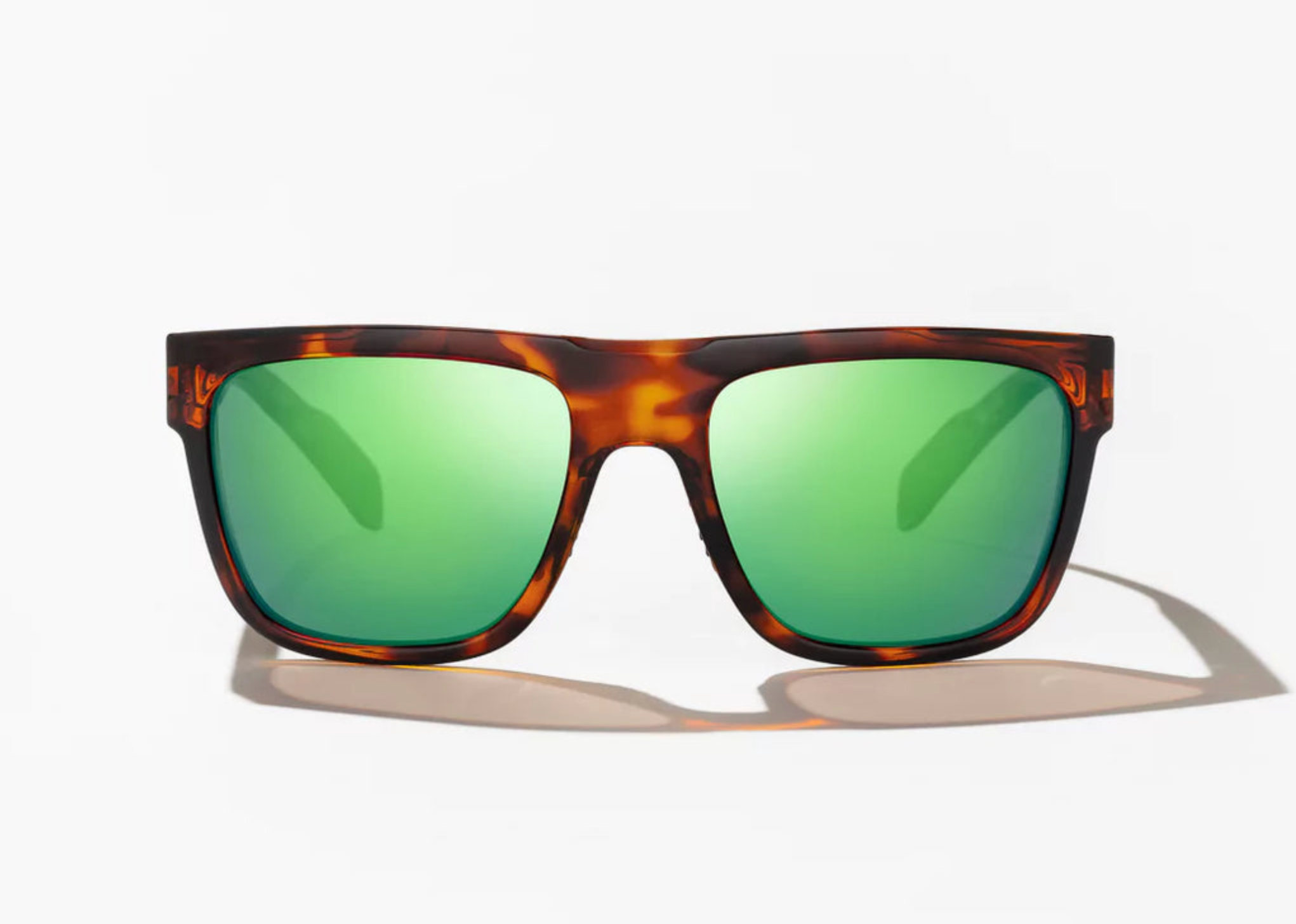 Caballo | Brown Tortoise Gloss Frame | Green Mirror Polycarbonate Lenses | Bajio