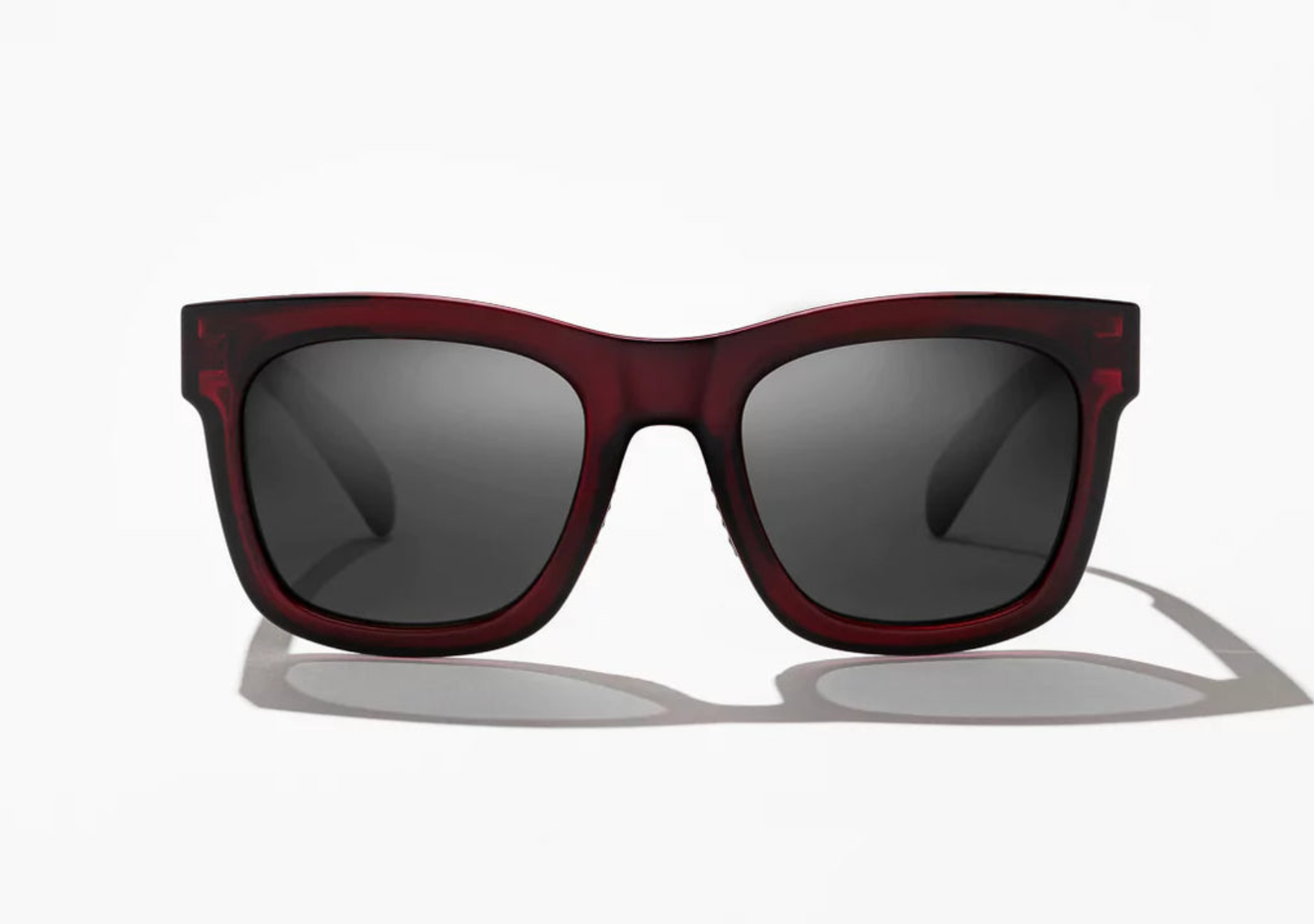Cometa | Dark Red Gloss Frame | Grey Polycarbonate Lens