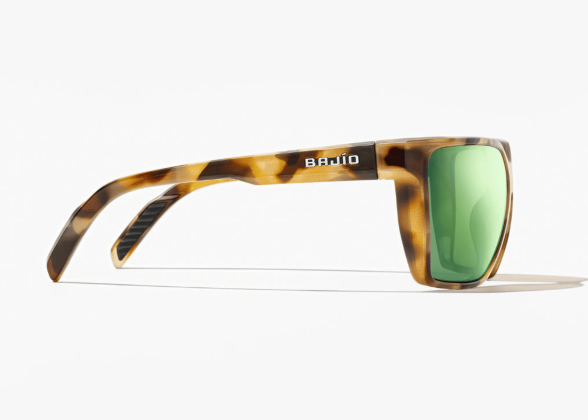 Eldora | Beige Tortoise Gloss Frame | Green Mirror Glass Lenses | Bajio