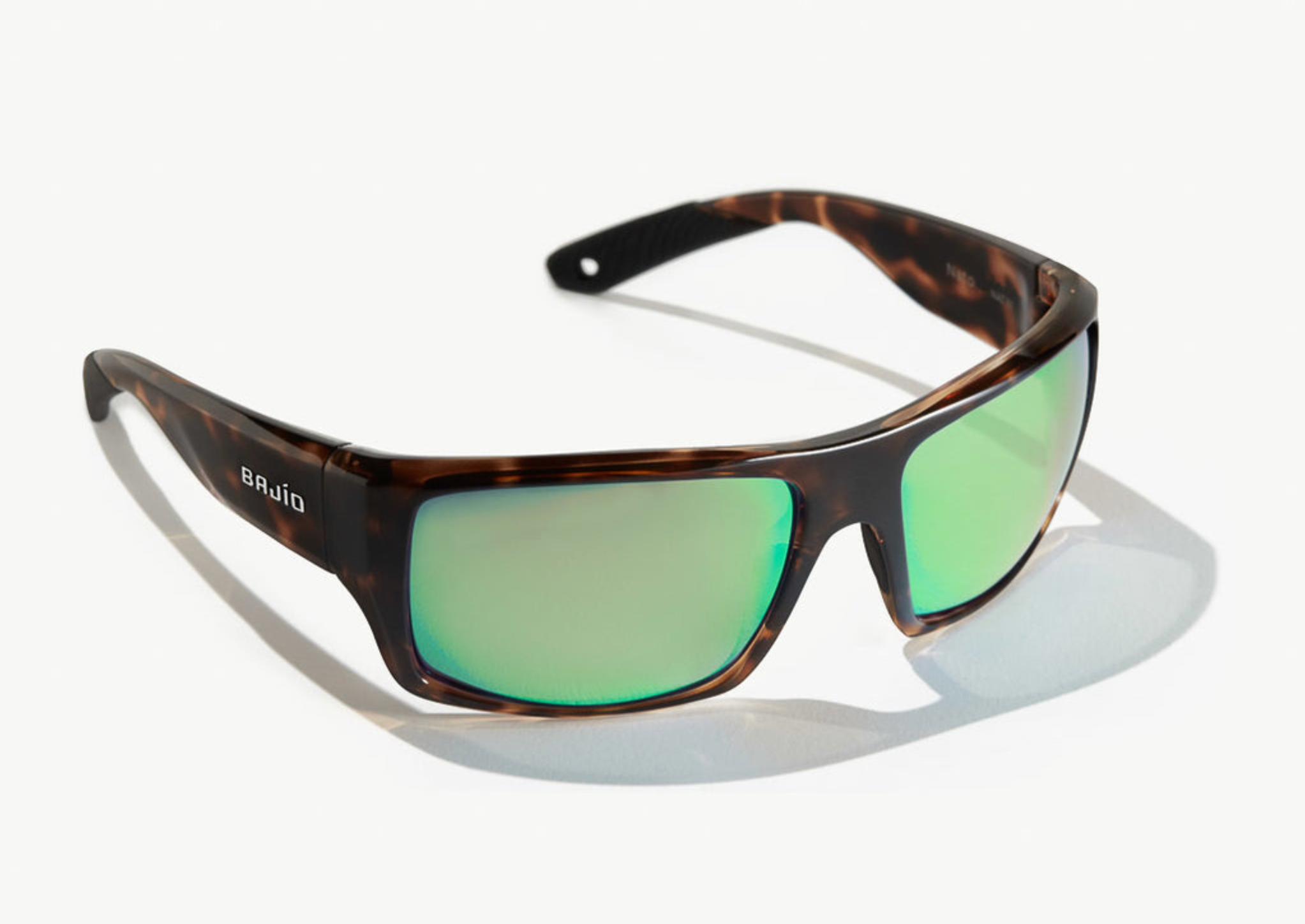 Nato | Brown Tortoise Gloss Lenses | Green Mirror Glass Lenses | Bajio