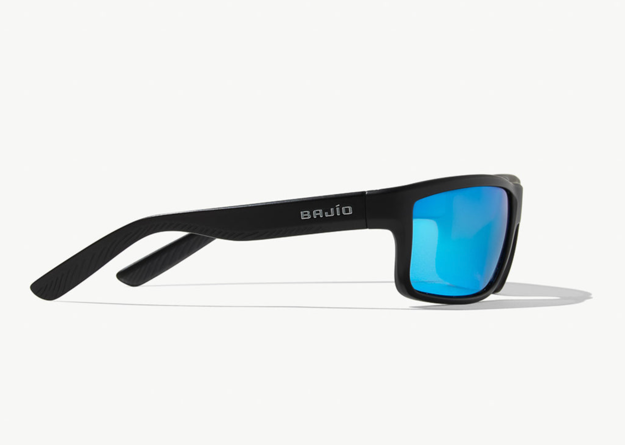 Nippers | Black Matte Frame | Blue Mirror Glass Lenses | Bajio