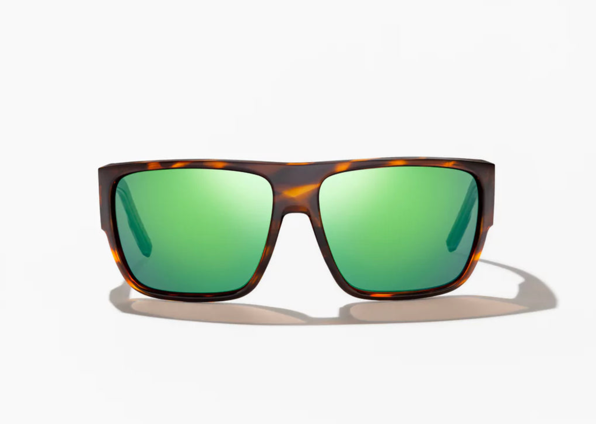 Ozello | Brown Tortoise Gloss Frame | Green Mirror Glass Lenses | Bajio