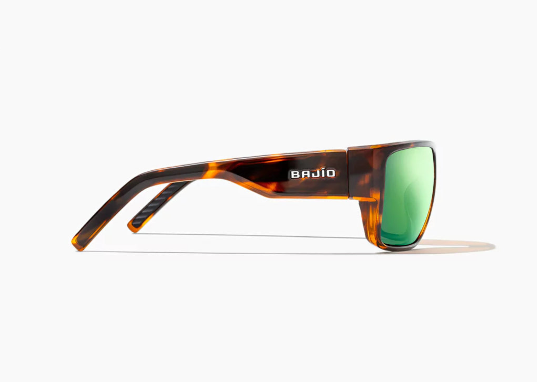 Ozello | Brown Tortoise Gloss Frame | Green Mirror Glass Lenses | Bajio