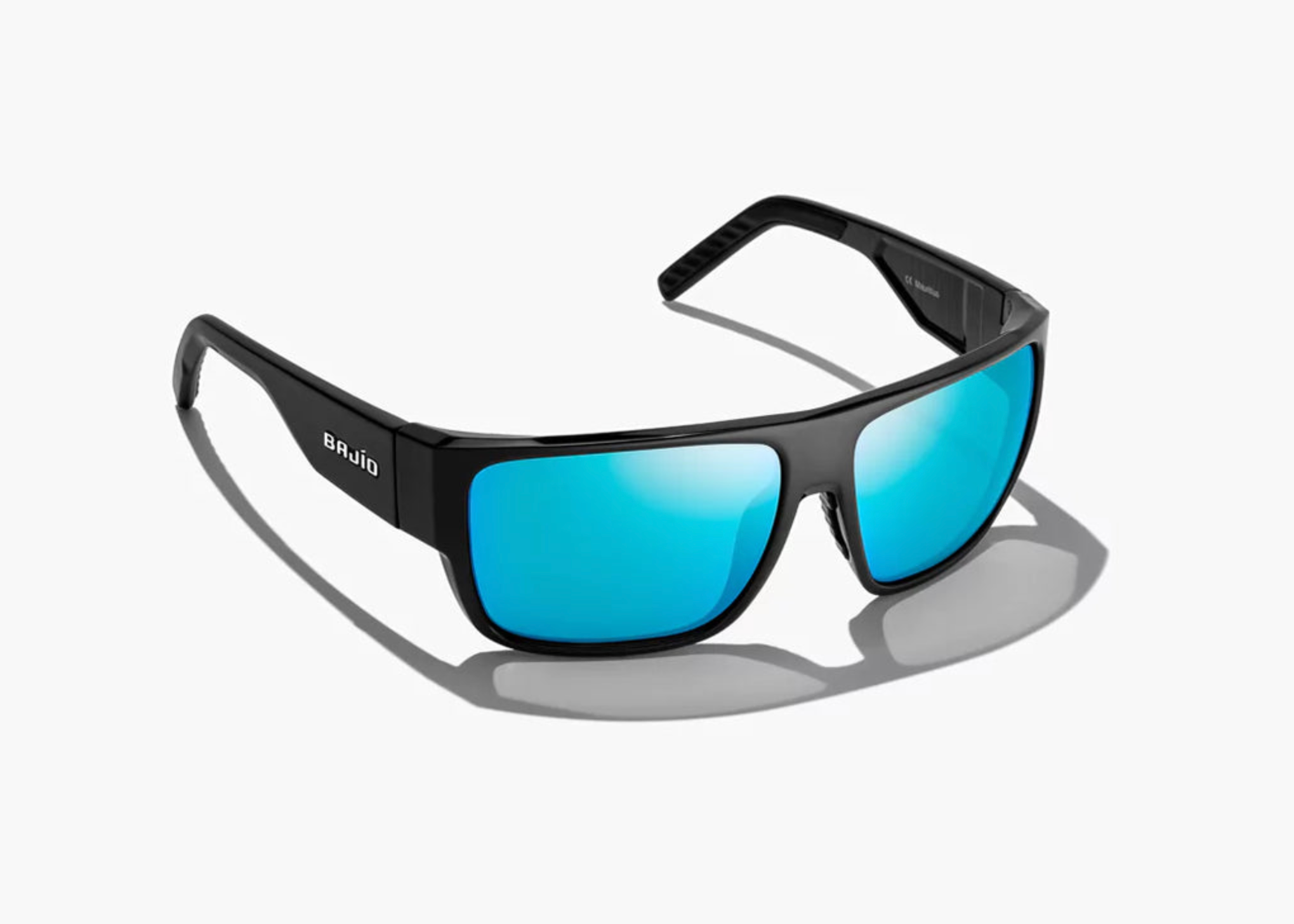 Ozello | Black Matte Frame | Blue Mirror Glass Lenses | Bajio