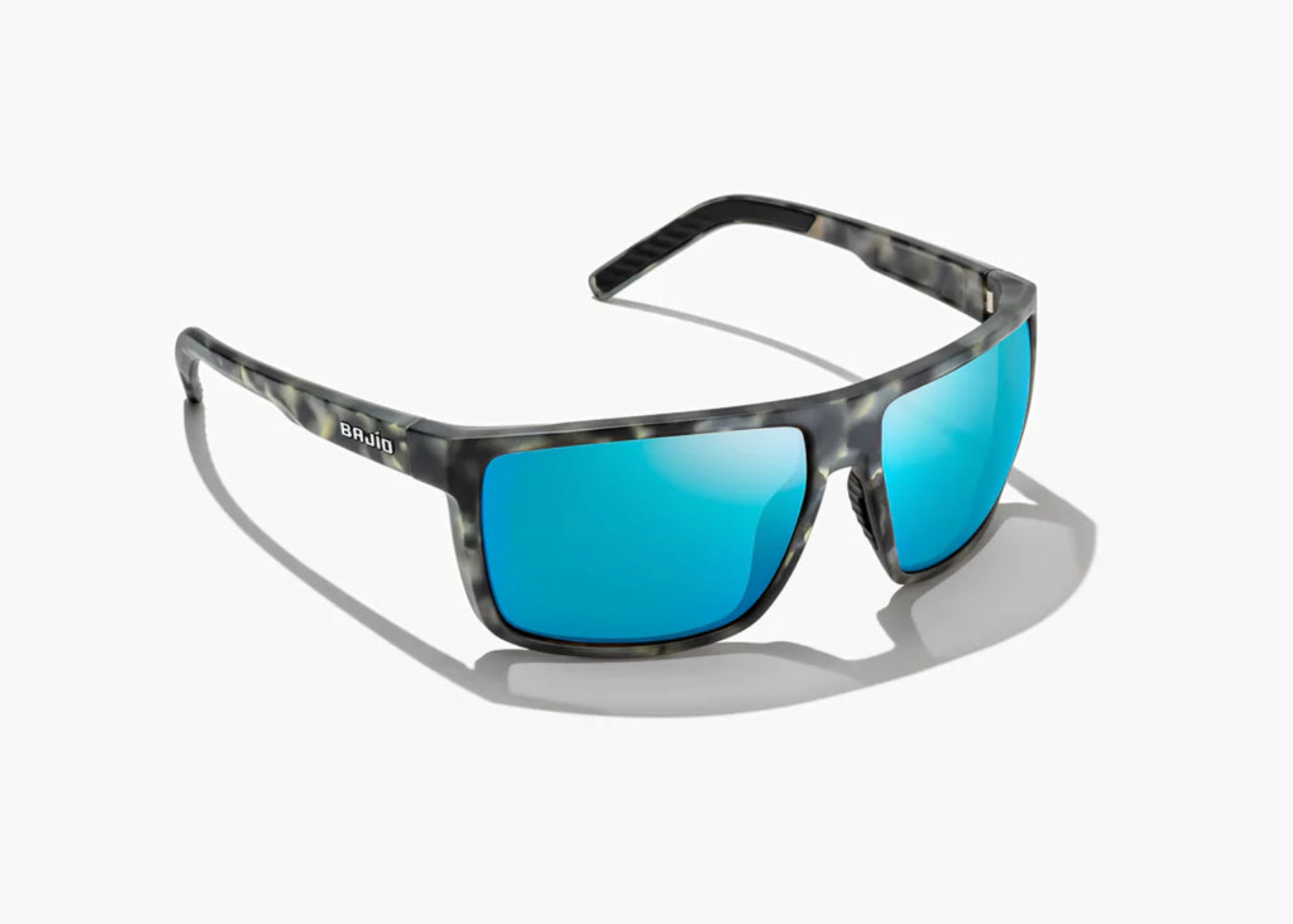 Toads | Gray Camo Matte Frame | Blue Mirror Glass Lenses | Bajio