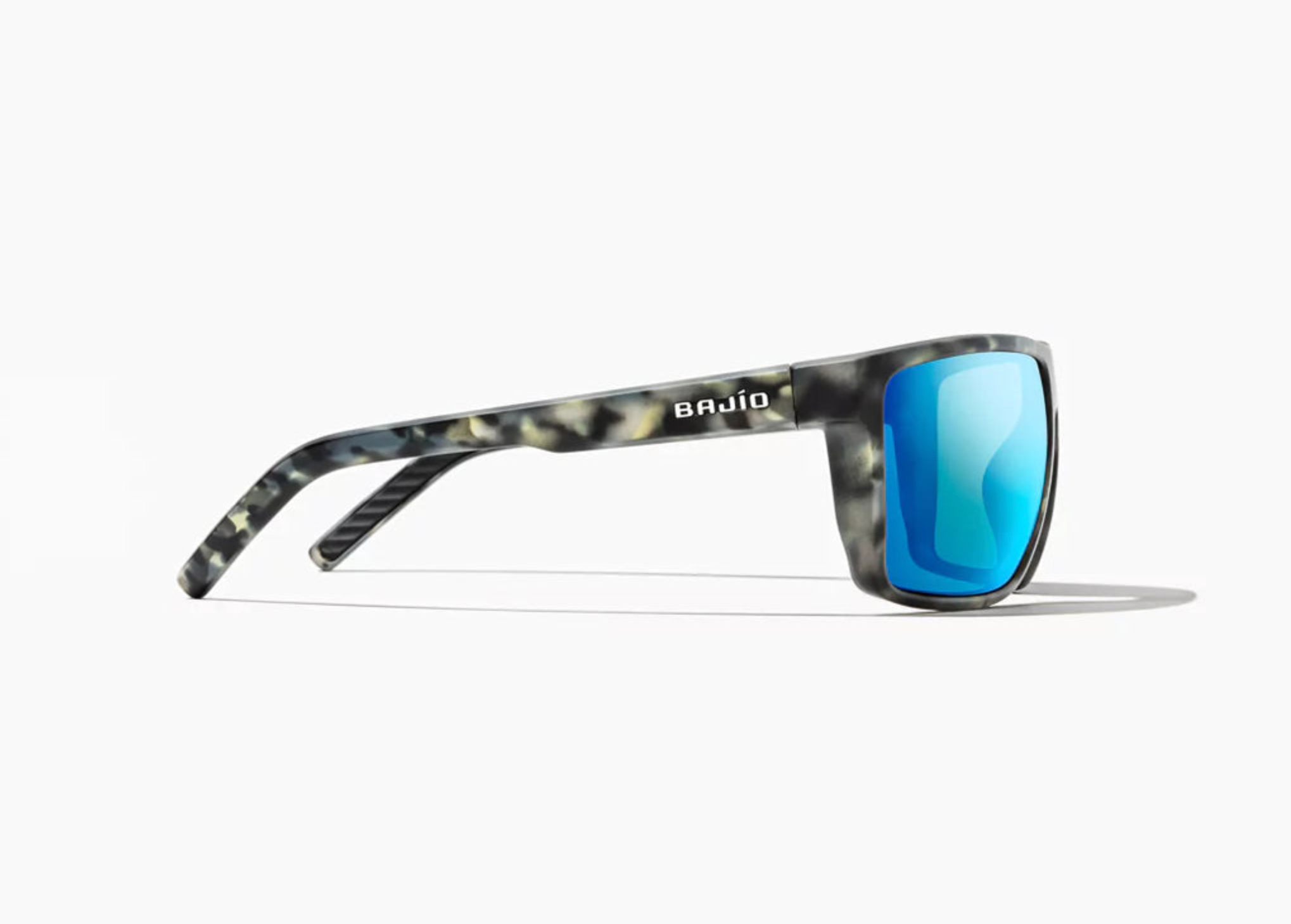 Toads | Gray Camo Matte Frame | Blue Mirror Glass Lenses | Bajio