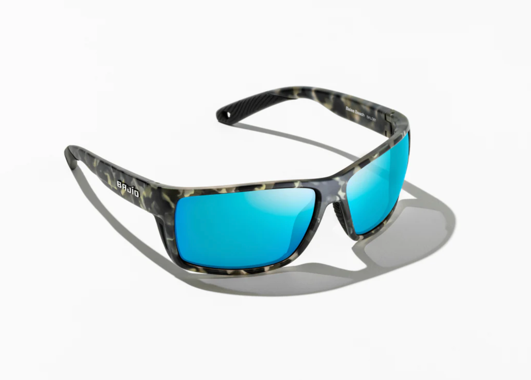 Bales Beach | Gray Camo Frame | Blue Mirror Lenses | Bajio