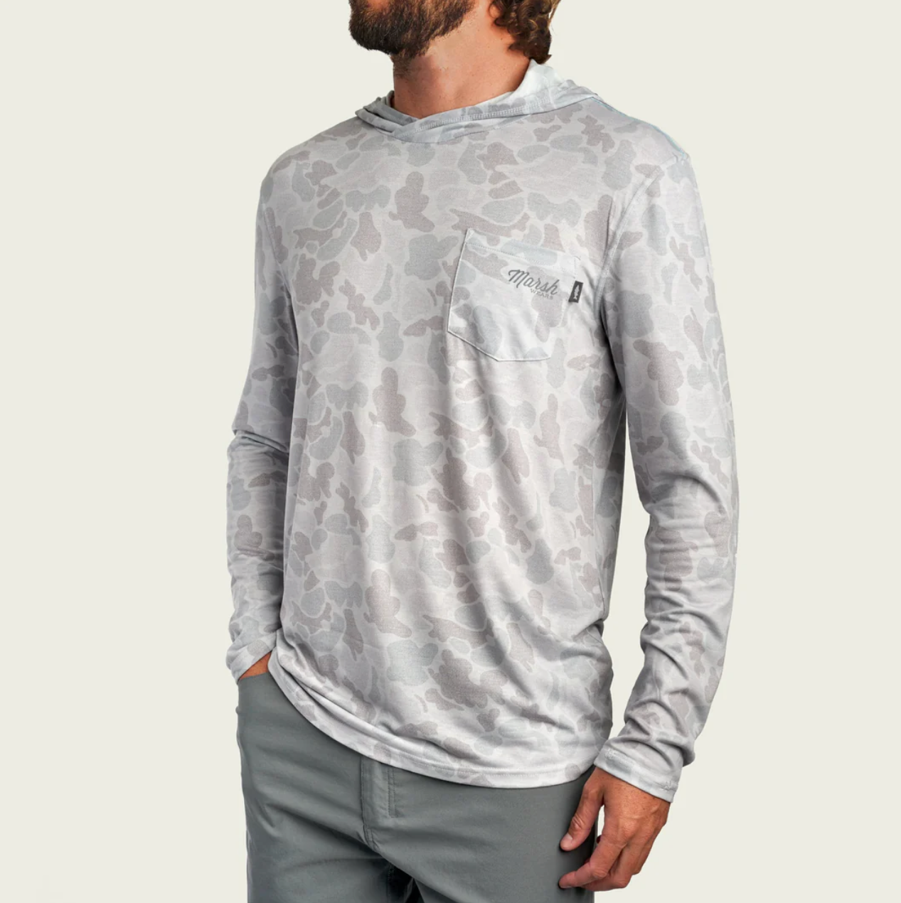 Mallard Pamlico Hoodie | Grey Camo