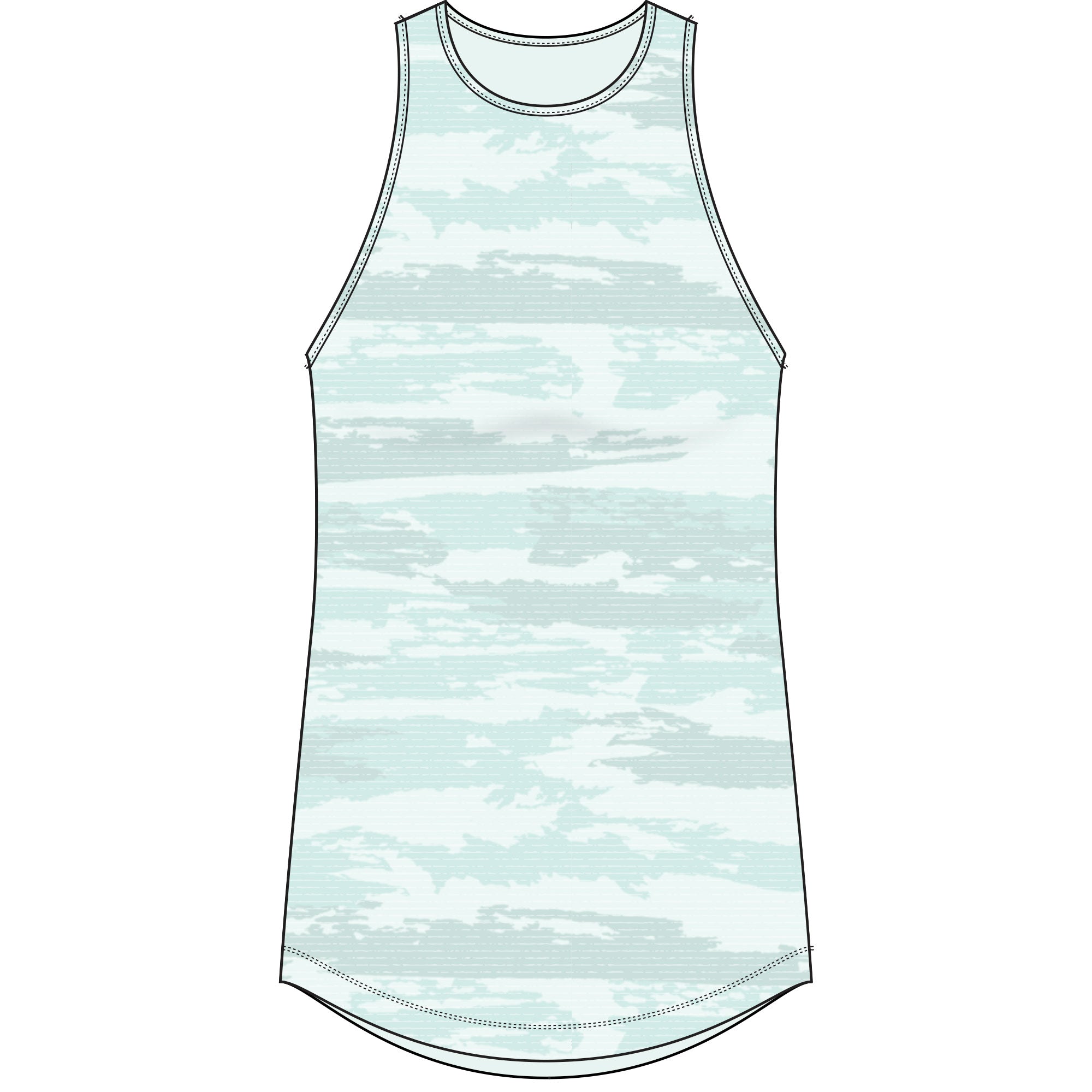 Ocean Bound Printed | Tank Top | Ladies