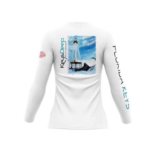 Alligator Lighthouse Sam Milazzo | Performance Shirt | Women's